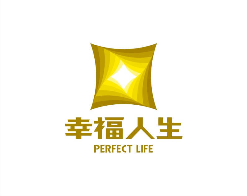 幸福人生logo設計
